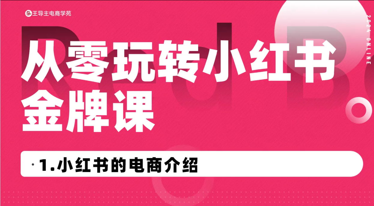 2024小红书电商运营实操课，从零打造 全程实操【思而敏验证：解说思维导图+微实战】